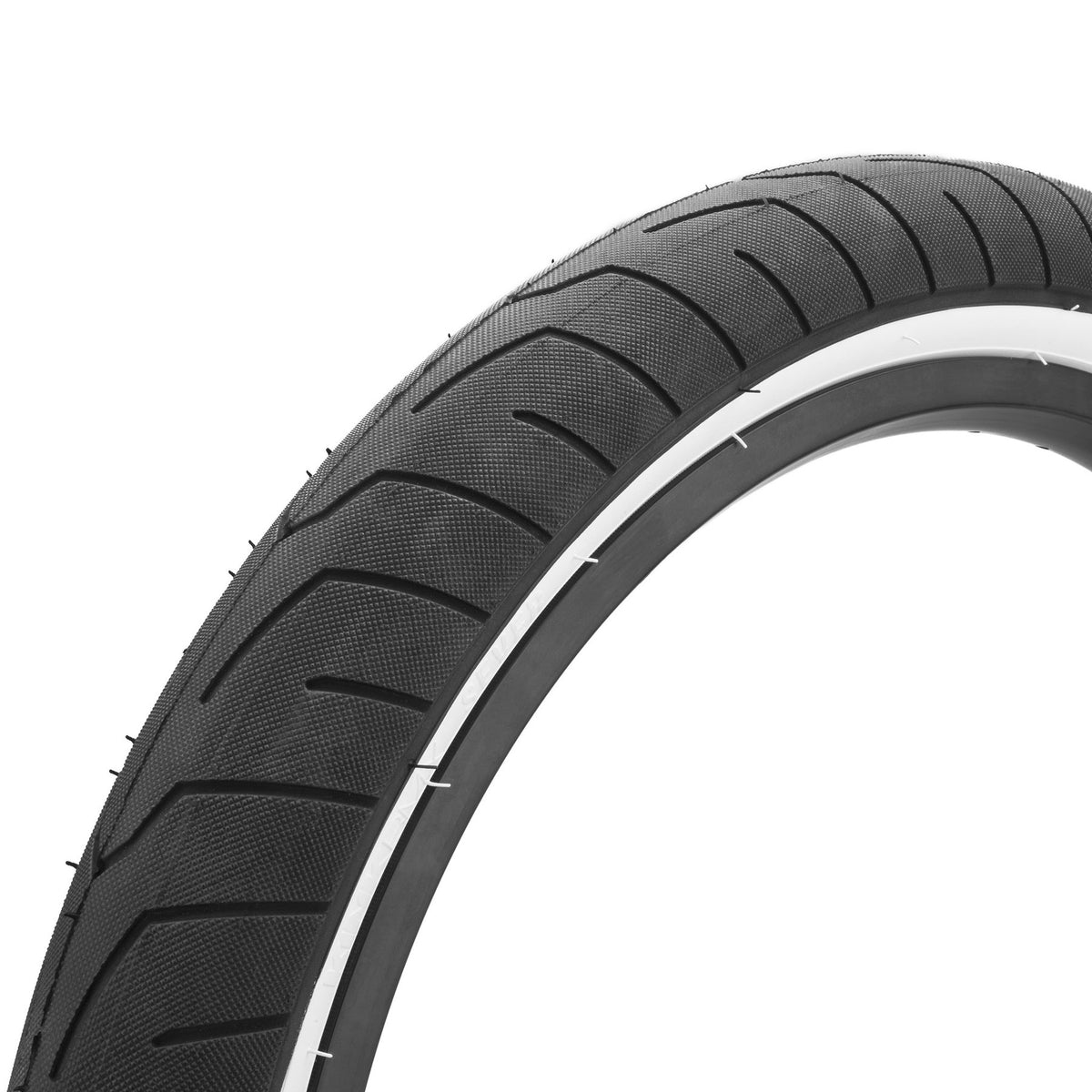 KINK SEVER TIRE 2.4" BLK/WHITE WALL