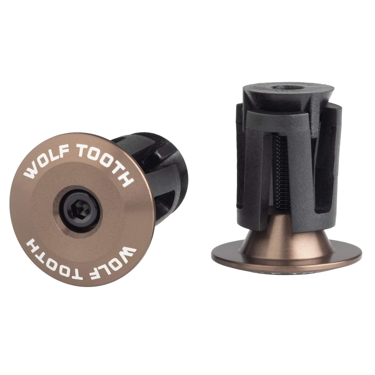 ALLOY BAR END PLUGS ESPRESSO