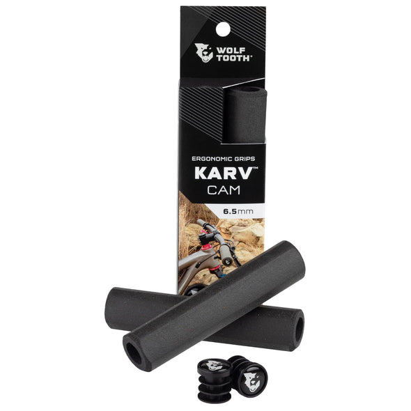 KARV CAM GRIPS 6.5MM BLACK