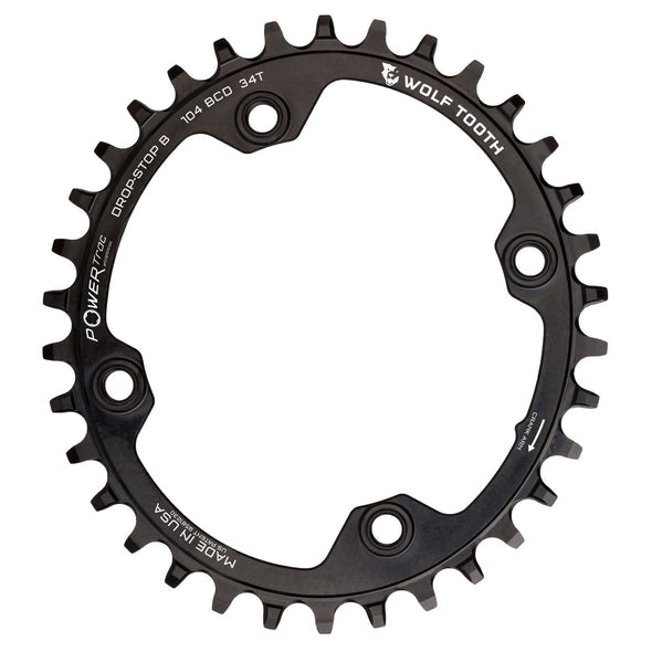 104 BCD OVAL CHAINRING 34T DROP-STOP B