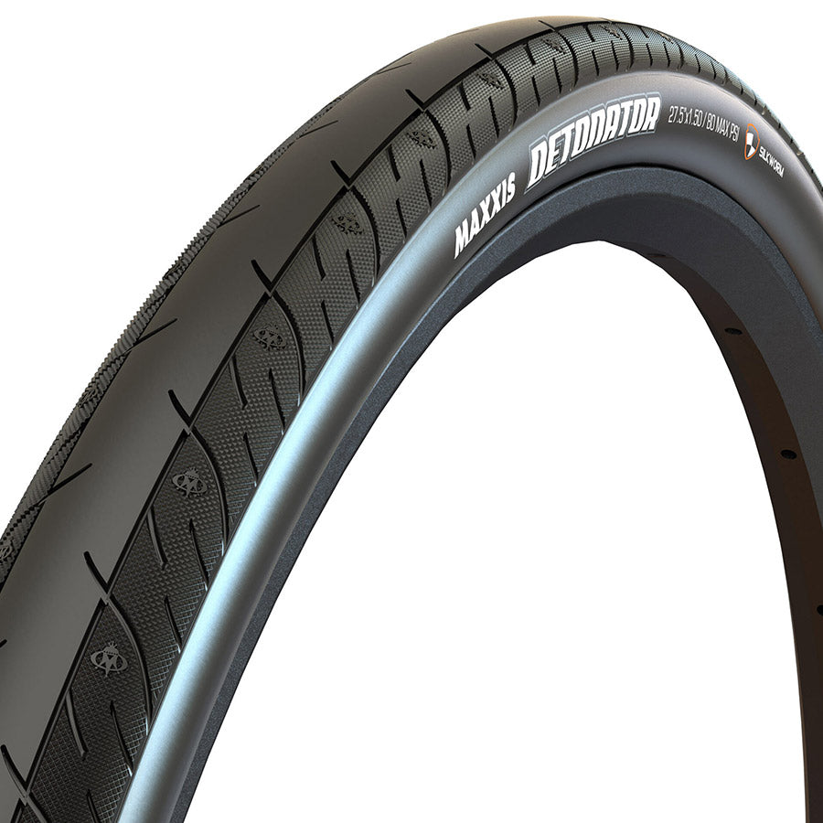 Maxxis, Detonator, Hybrid Tire, 700x28C, Wire, Clincher, Single, 60TPI, Black