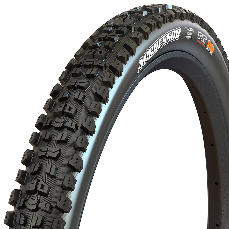 Maxxis, Aggressor, Mountain Tire, 29''x2.50, Folding, Tubeless Ready, Dual, EXO, Wide Trail, 60TPI, Black