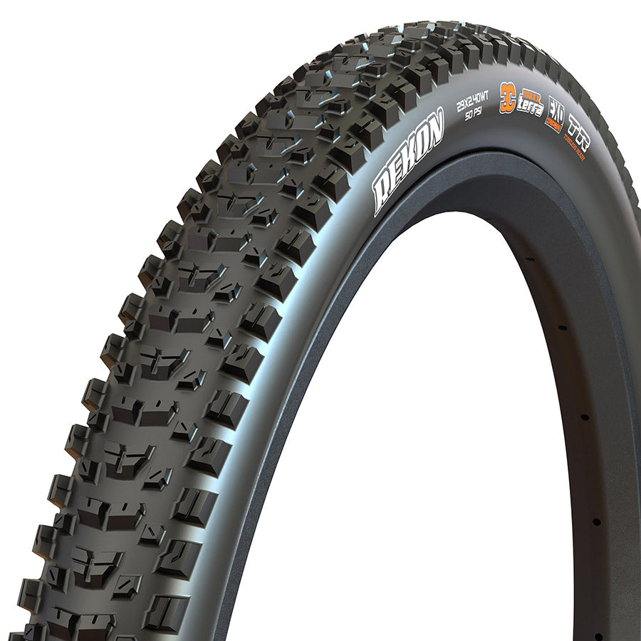 Maxxis, Rekon, Mountain Tire, 29''x2.60, Folding, Tubeless Ready, 3C Maxx Terra, EXO, 120TPI, Black