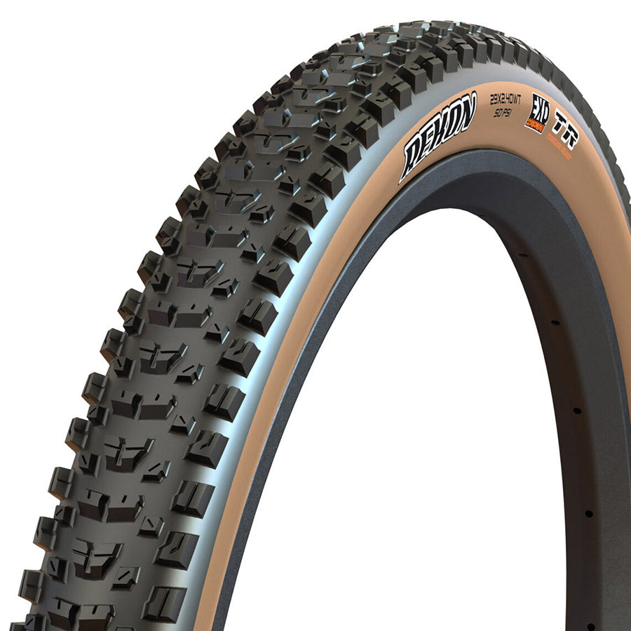 Maxxis, Rekon, Mountain Tire, 29''x2.40, Folding, Tubeless Ready, Dual, EXO, Wide Trail, 60TPI, Tanwall