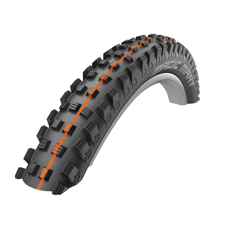 Schwalbe, Magic Mary Addix, Mountain Tire, 27.5''x2.40, Folding, Tubeless Ready, Addix Soft, Super Gravity, 67TPI, Bronze