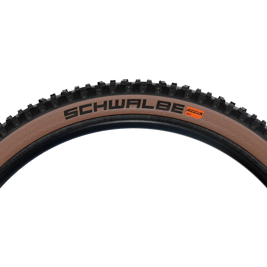 Schwalbe, Hans Dampf Addix, Mountain Tire, 29''x2.35, Folding, Tubeless Ready, Addix Soft, Super Trail, 67TPI, Tanwall
