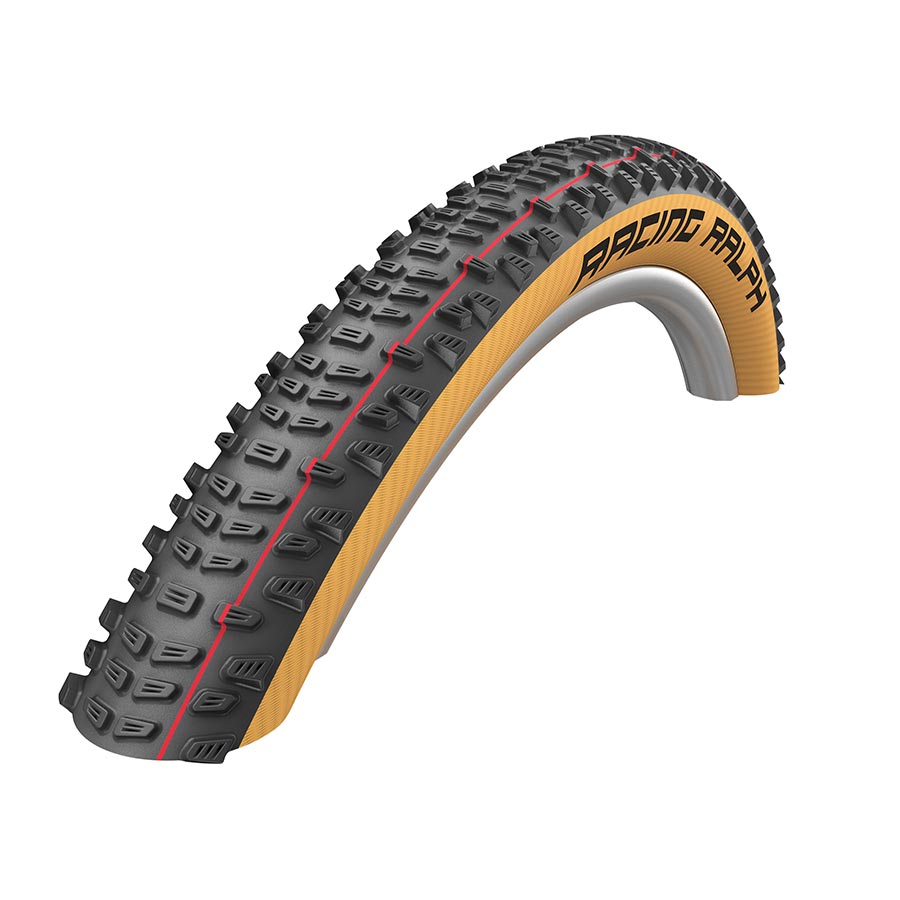 Schwalbe, Racing Ralph, Mountain Tire, 29''x2.35, Folding, Tubeless Ready, Addix Speedgrip, Super Race, TL Easy, Tanwall