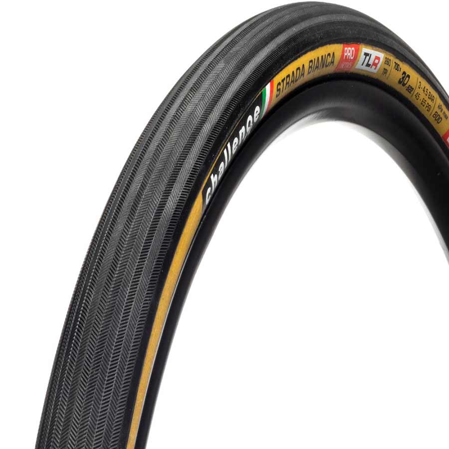 Challenge, Strada Bianca TLR, Tire, 700x36C, Folding, Tubeless Ready, Smart, SuperPoly, PPS2, 260TPI, Tanwall