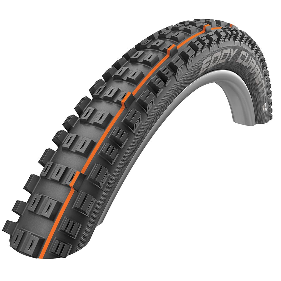 Schwalbe, Eddy Current Addix, Rear, Tire, 29''x2.60, Folding, Tubeless Ready, Addix Soft, Super Gravity, 67TPI, Black
