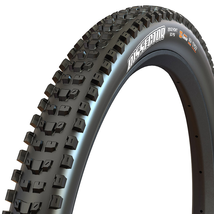 Maxxis, Dissector, Mountain Tire, 29''x2.40, Folding, Tubeless Ready, 3C Maxx Grip, DH, Wide Trail, 60x2TPI, Black