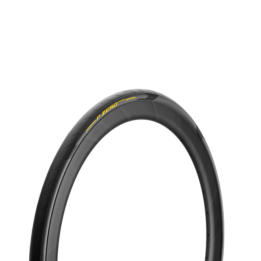 Pirelli, PZero Race, Road Tire, 700x26C, Folding, Clincher, SmartEVO, TechBELT, 127TPI, Yellow, Made in Italy