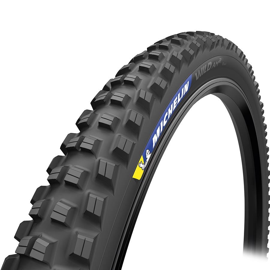 Michelin, Wild AM2 Competition, Tire, 29''x2.60, Folding, Tubeless Ready, GUM-X, GravityShield, 60, Black