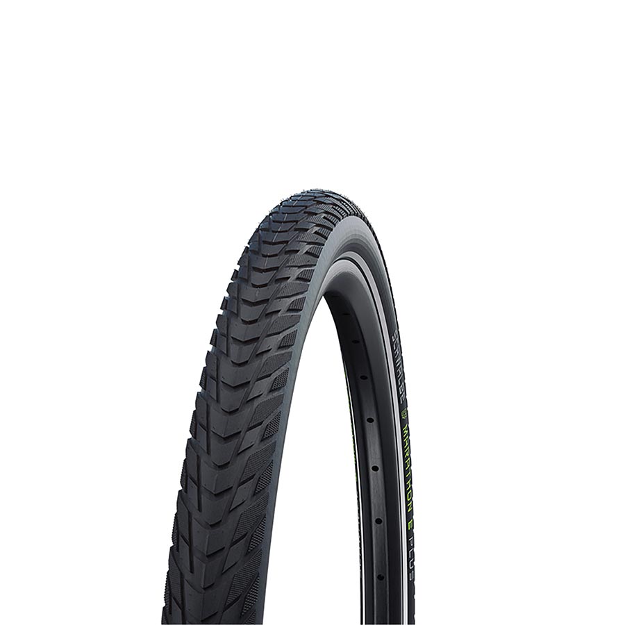 Schwalbe, Marathon E-Plus, Hybrid Tire, 700x38C, Wire, Clincher, Endurance, SmartGuard, 67TPI, Black