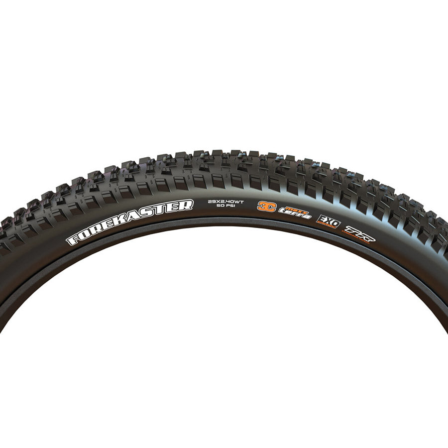 Maxxis, Forekaster, Mountain Tire, 29''x2.60, Folding, Tubeless Ready, 3C Maxx Terra, 3CT/EXO+/TR, 60TPI, Black