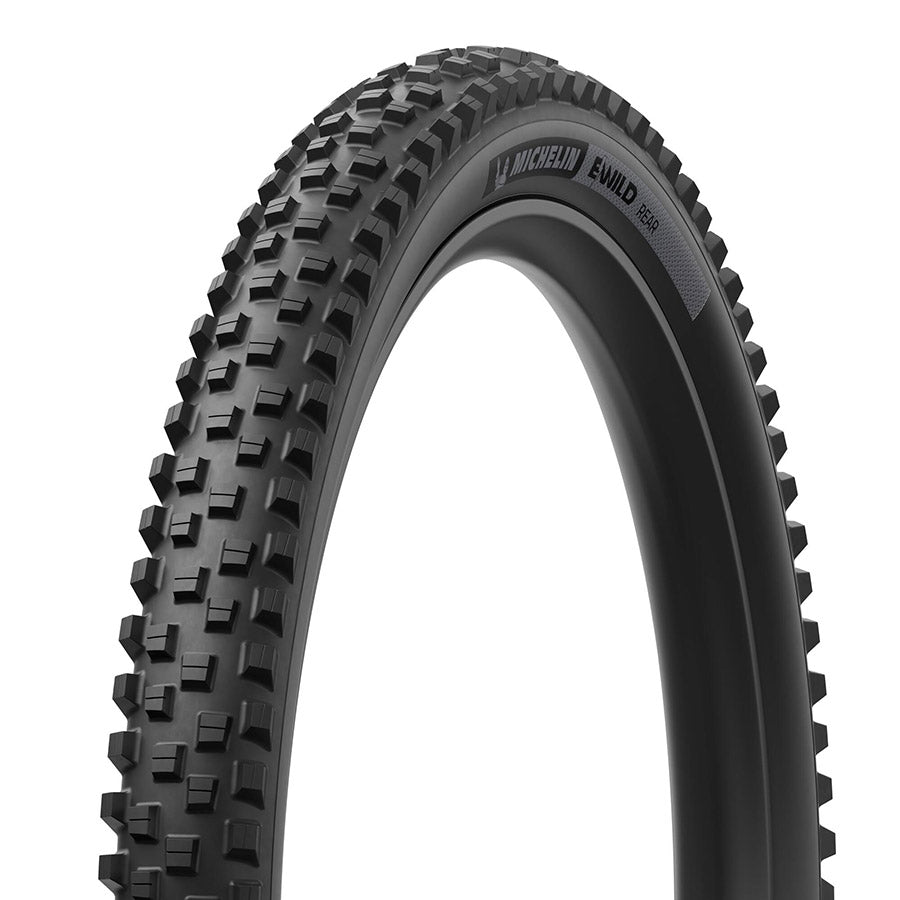 Michelin, E-WILD RACING LINE Rear, Mountain Tire, 29''x2.60, Folding, Tubeless Ready, MAGI-X, 4x55, Black