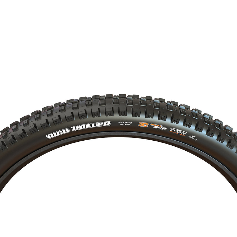 Maxxis, High Roller III, Mountain Tire, 27.5''x2.40, Folding, Tubeless Ready, MaxxGrip, EXO+, 60TPI, Black