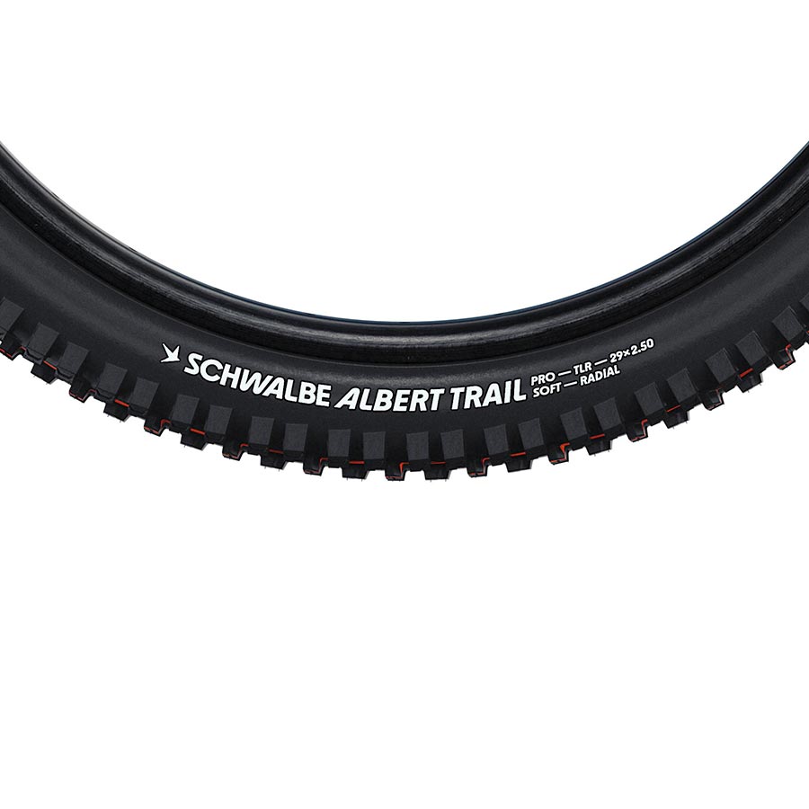 Schwalbe, Albert Gravity Pro, Mountain Tire, 29''x2.60, Folding, Tubeless Ready, Addix Ultra Soft, Gravity Pro - Radial, 67TPI, Black