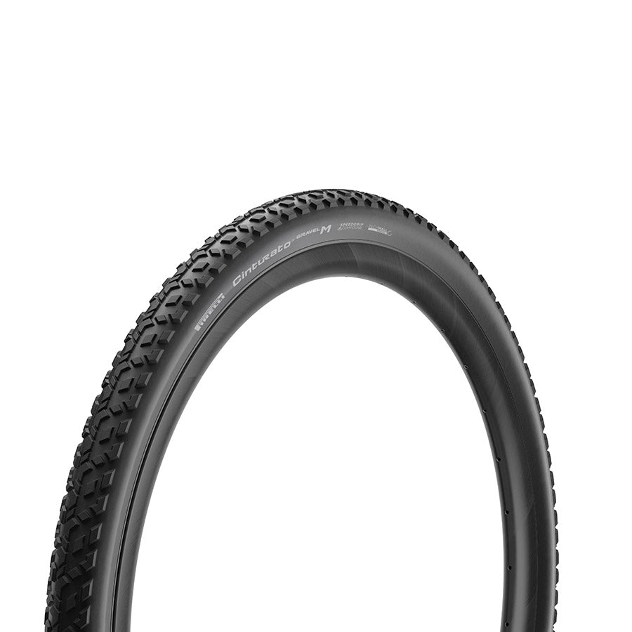 Pirelli, Cinturato Gravel M P-Line, Gravel Tire, 700x40C, Folding, Tubeless Ready, SpeedGrip, TechWALL, 60TPI, Black