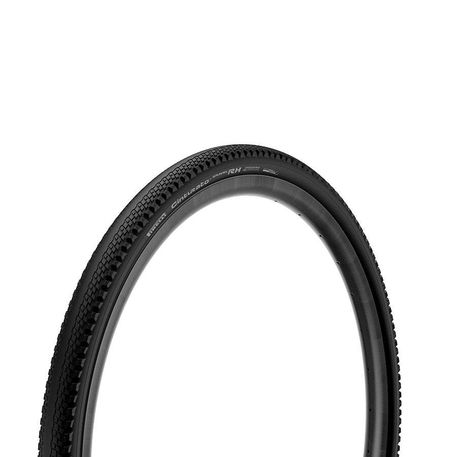 Pirelli, Cinturato Gravel RH P-Line, Gravel Tire, 700x45C, Folding, Tubeless Ready, SpeedGrip, TechWALL, 60TPI, Black