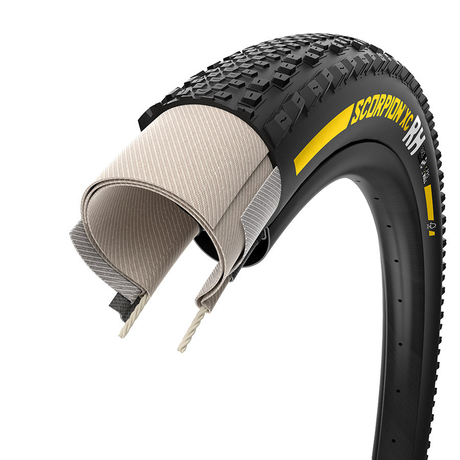 Pirelli, Scorpion Race XC RH, Mountain Tire, 29x2.4, Folding, Tubeless Ready, Race XC Compound, ProWALL, 120TPI, Team Edition