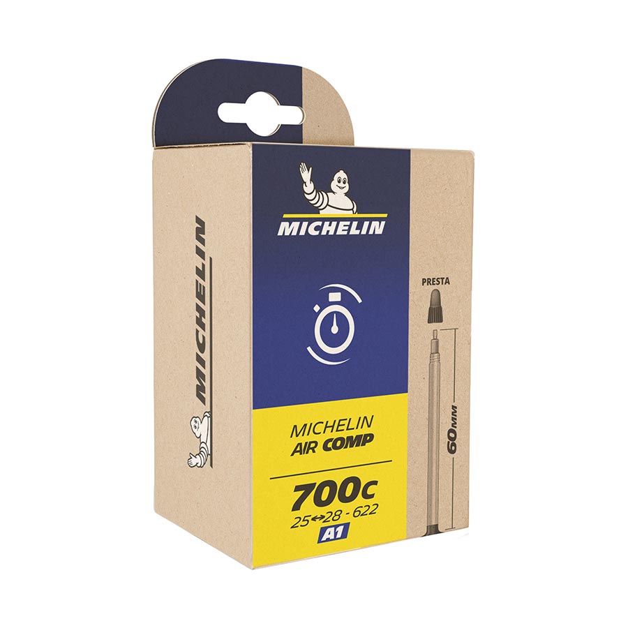 Michelin, Aircomp Ultralight Butyl, Tube, Presta, Length: 80mm, 700C, 26-32C
