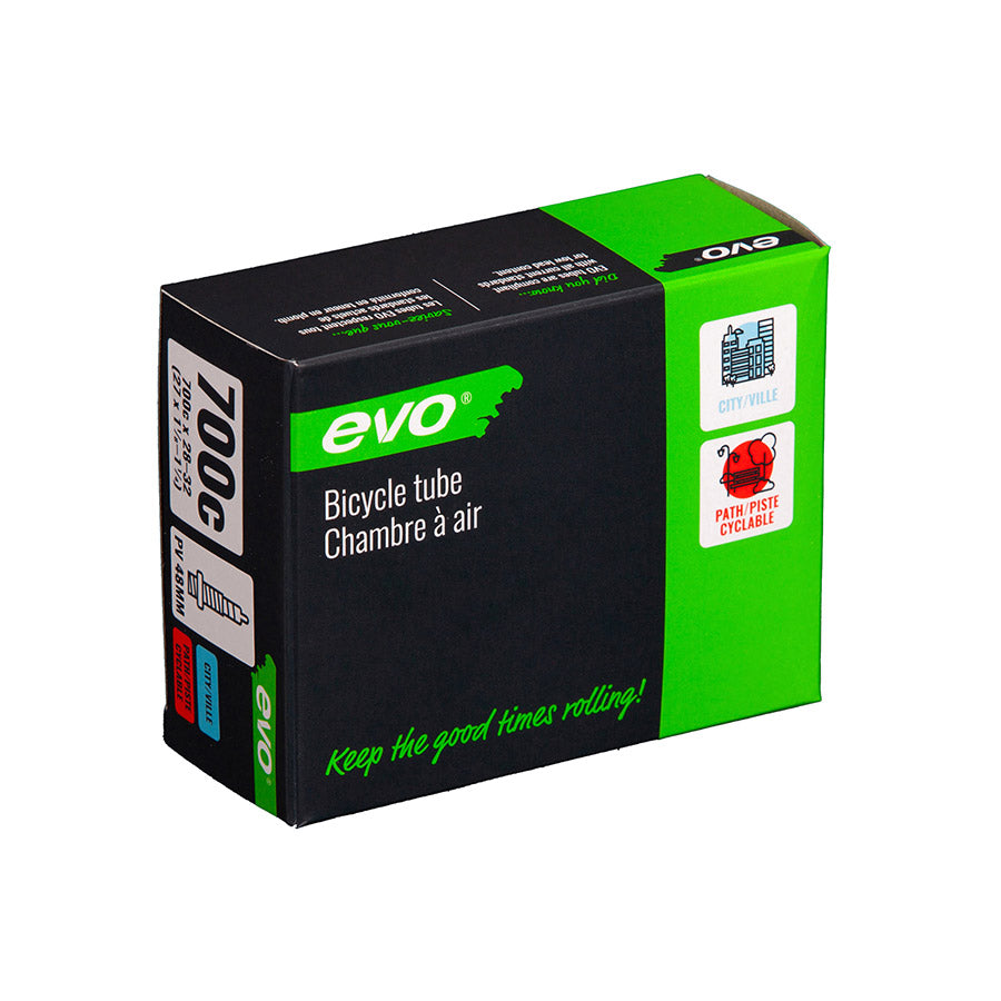EVO, Presta, Tube, Length: 48mm non removeable, 700C, 28-32C