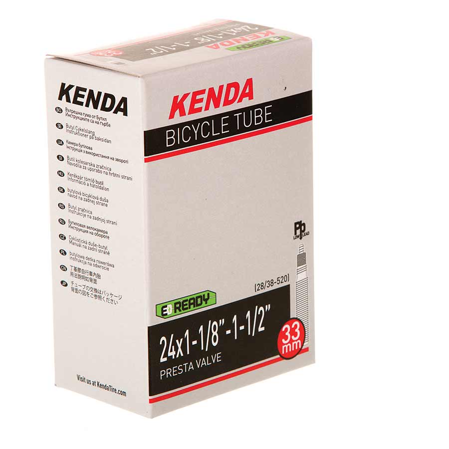 Kenda, Presta-Removable Valve Core, Tube, Presta, Length: 48mm, 27.5'', 2.40-2.80