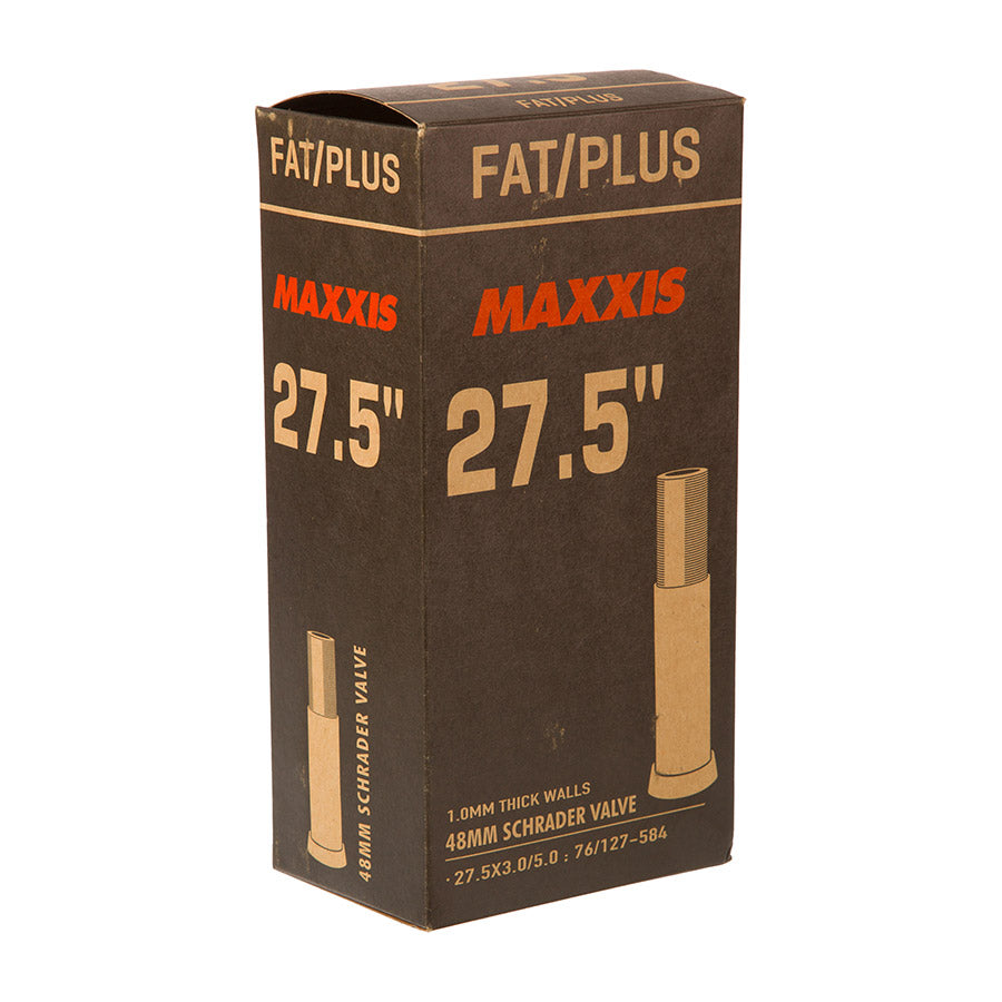 Maxxis, Fat, Tube, 0.8mm, Schrader, Length: 48mm, 27.5'', 3.00-5.00