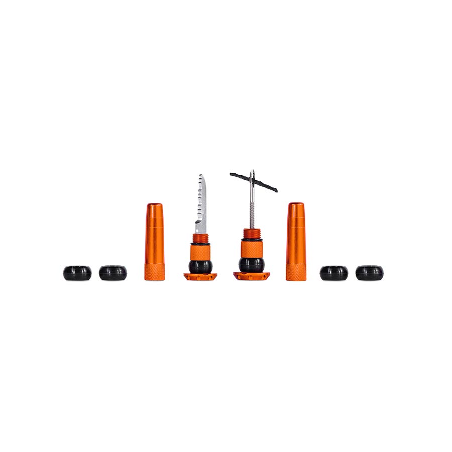 Muc-Off, Stealth Tubeless Plugs, Patch Kit, Orange, Pair