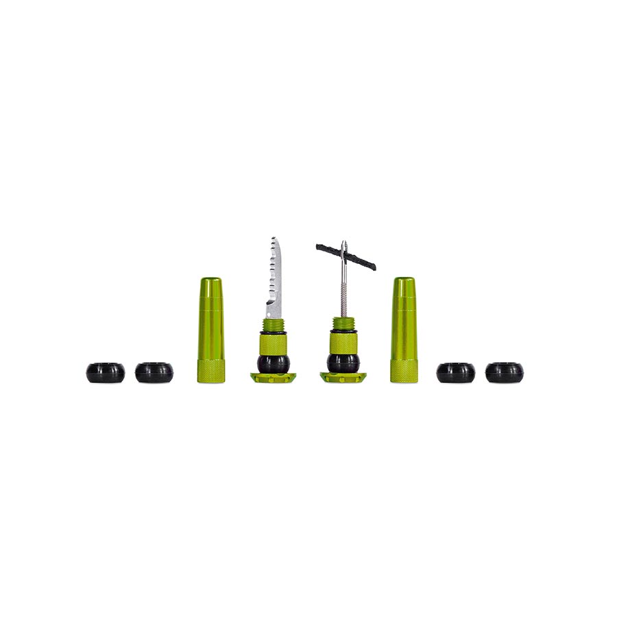 Muc-Off, Stealth Tubeless Plugs, Patch Kit, Green, Pair