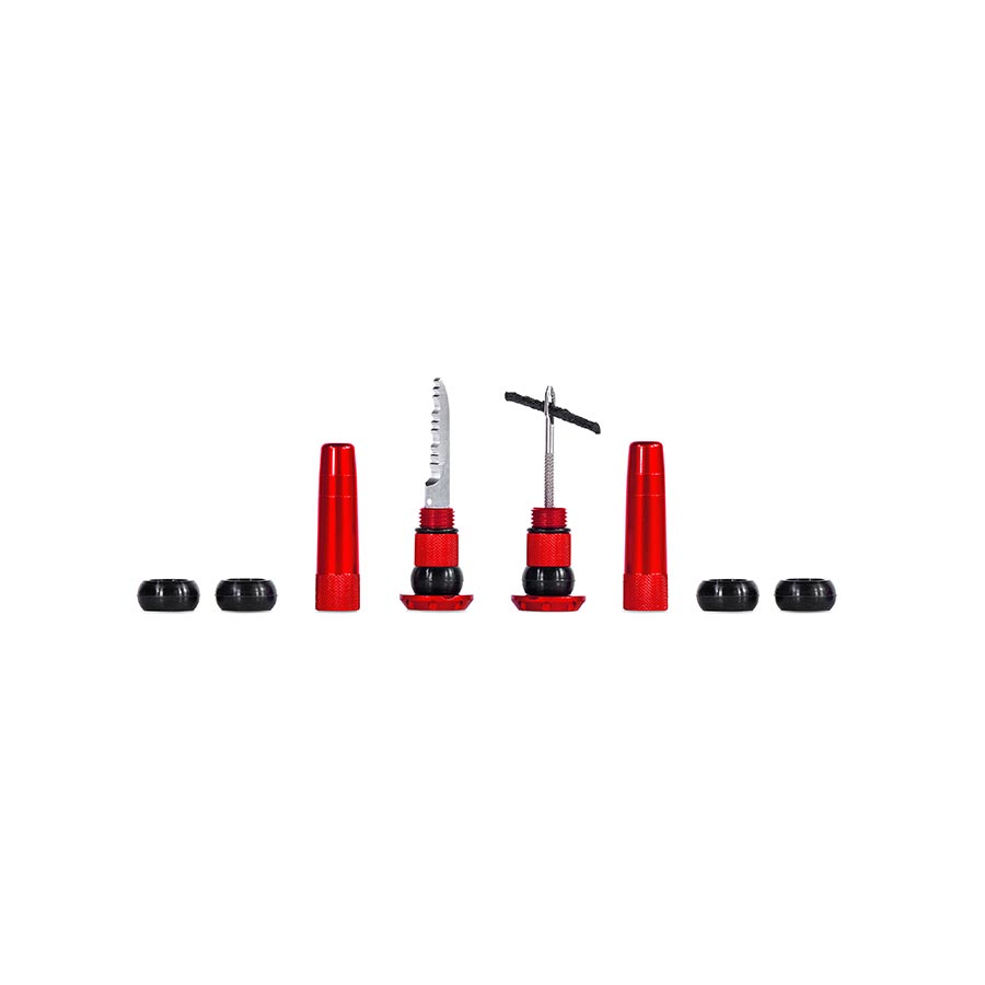 Muc-Off, Stealth Tubeless Plugs, Patch Kit, Red, Pair
