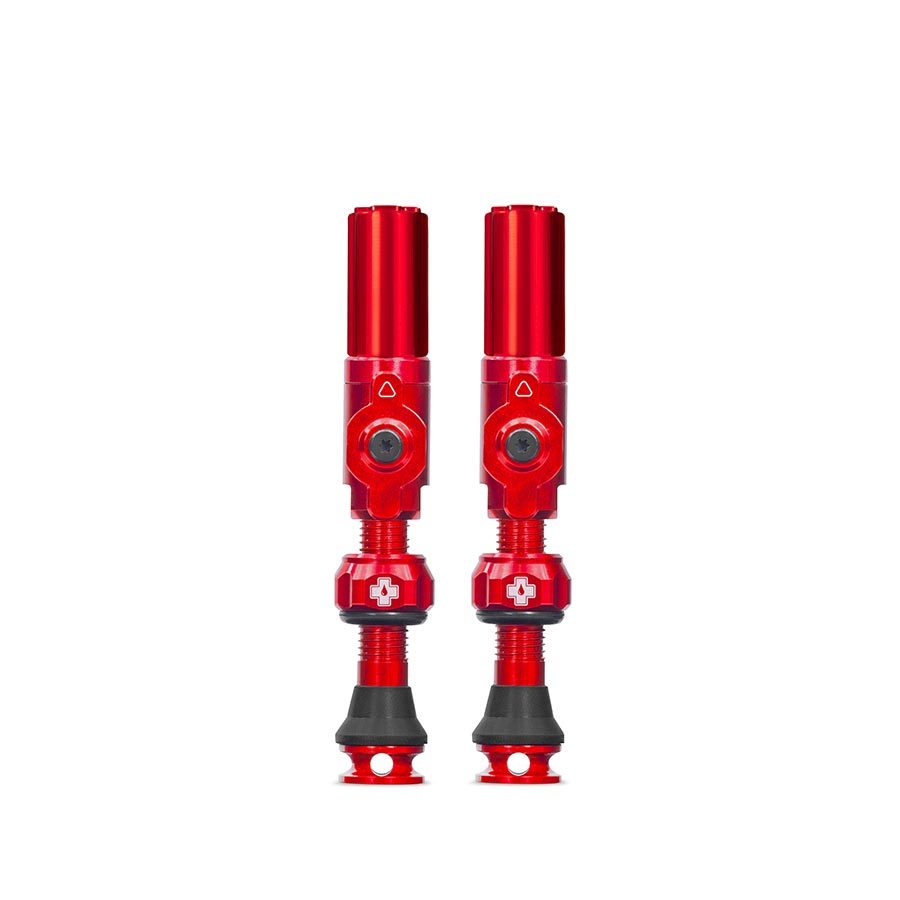 Muc-Off, Big Bore Hybrid Medium, Tubeless Valve, Hybrid, 35mm, Red, Pair