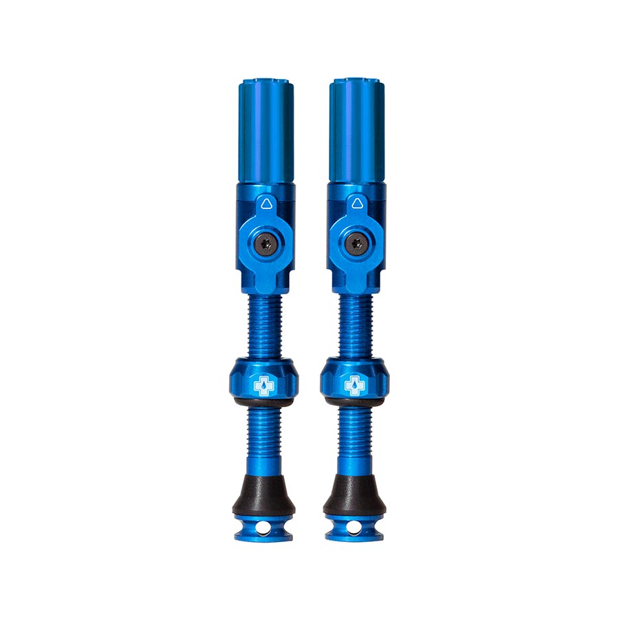 Muc-Off, Big Bore Hybrid Large, Tubeless Valve, Hybrid, 45mm, Blue, Pair