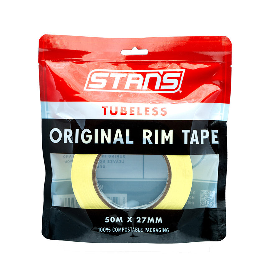 Stans No Tubes, Rim Tape, Tubeless Tape, 50m, 27mm