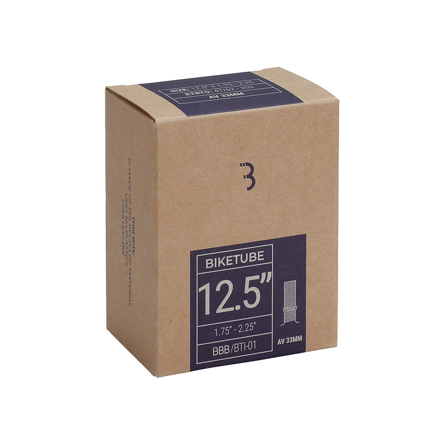 BBB Cycling, Tube, Schrader, Length: 33mm, 12-1/2'', 1.75-2.25