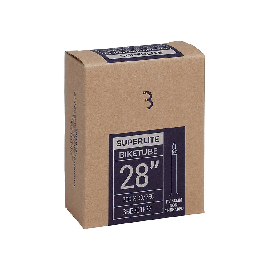 BBB Cycling, SuperLite, Tube, Presta, Length: 48mm, 700C, 20-28C