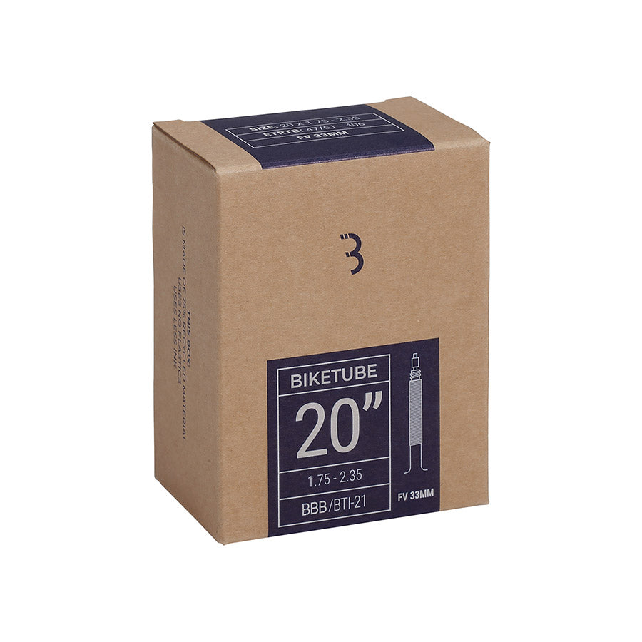 BBB Cycling, Tube, Presta, Length: 33mm, 20'', 1.75-2.35