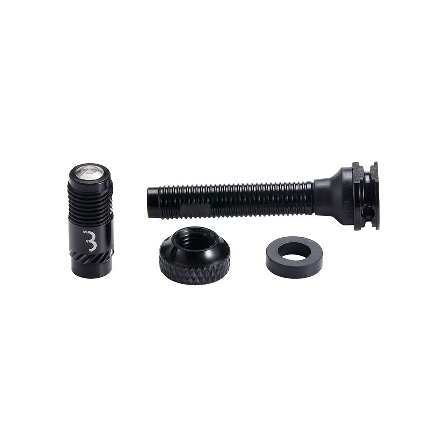 BBB Cycling, BTI-166 Valve CoreCap, Tubeless Valve, 40mm, Black, Pair