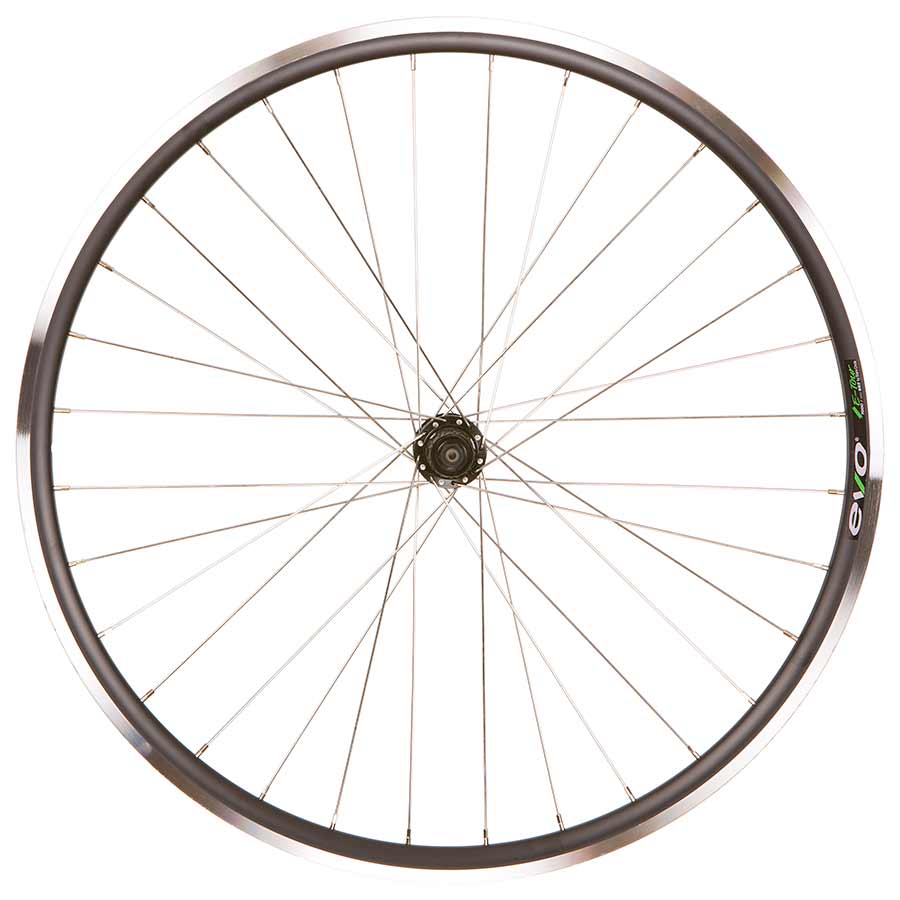 Wheel Shop, Evo Tour 16 Black/ Shimano Tiagra FH-RS400 Black, Wheel, Rear, 700C / 622, Holes: 32, QR, 130mm, Rim, Shimano HG 11