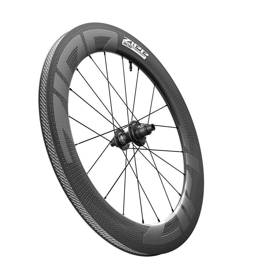 Zipp, 808 Firecrest Tubeless Disc B1, Wheel, Rear, 700C / 622, Holes: 20, 12mm TA, 142mm, Disc Center Lock, SRAM XD-R