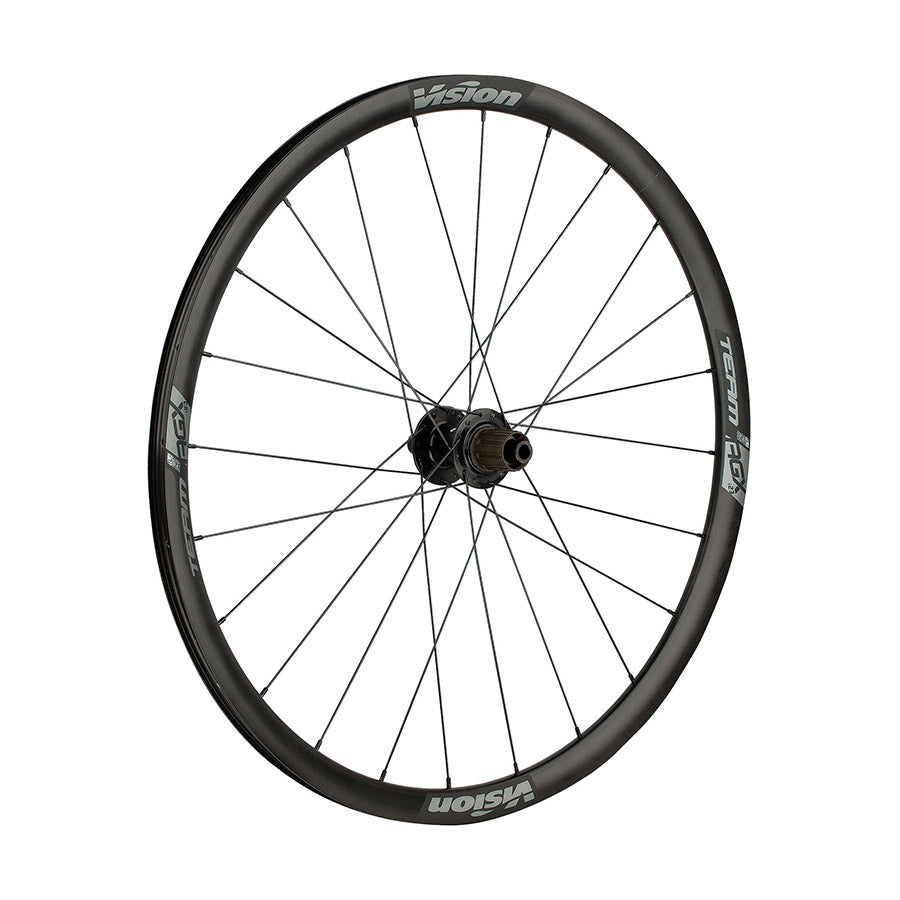 Vision, Team 30 i23 TL DISC, Wheel, Front and Rear, 700C / 622, Holes: F: 24, R: 24, F: 12mm, R: 12mm, F: 100, R: 142, Disc Center Lock, SRAM XD-R, Set
