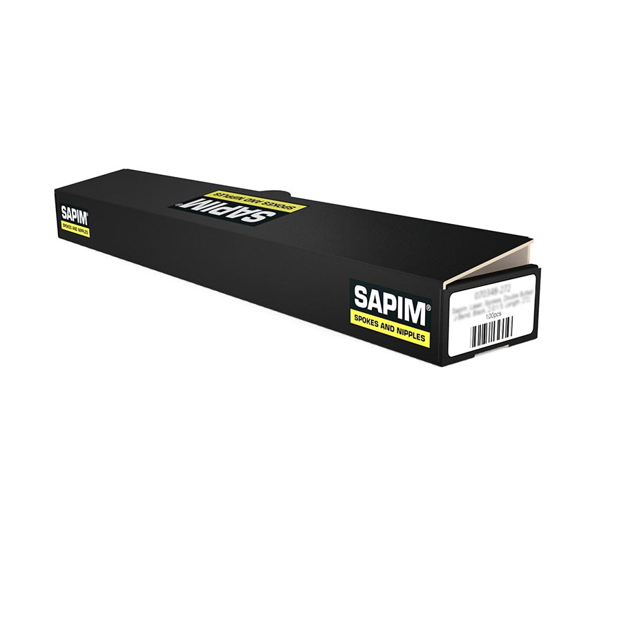 Sapim, Race, Spokes, Double Butted J-Bend, Silver, 2.0/1.8, Length: 272, 100pcs