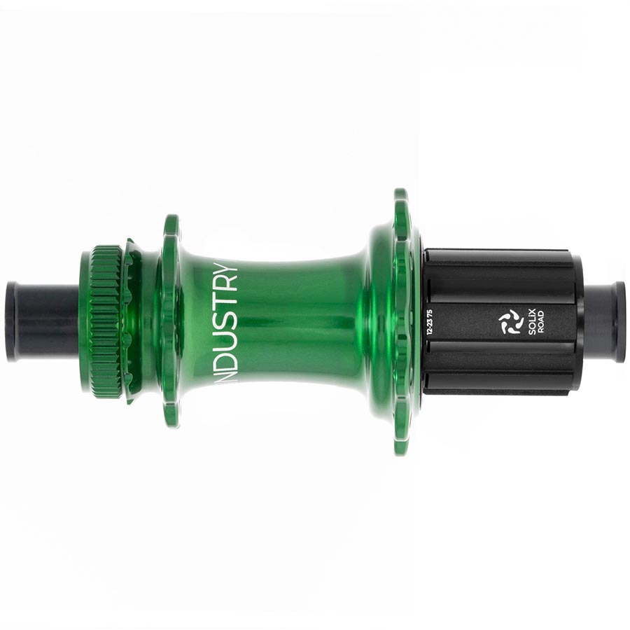 Industry Nine, Solix G Classic Rear HG11, Disc Hub, Rear, 28H, 12mm TA, 142mm, Shimano HG 11, Green