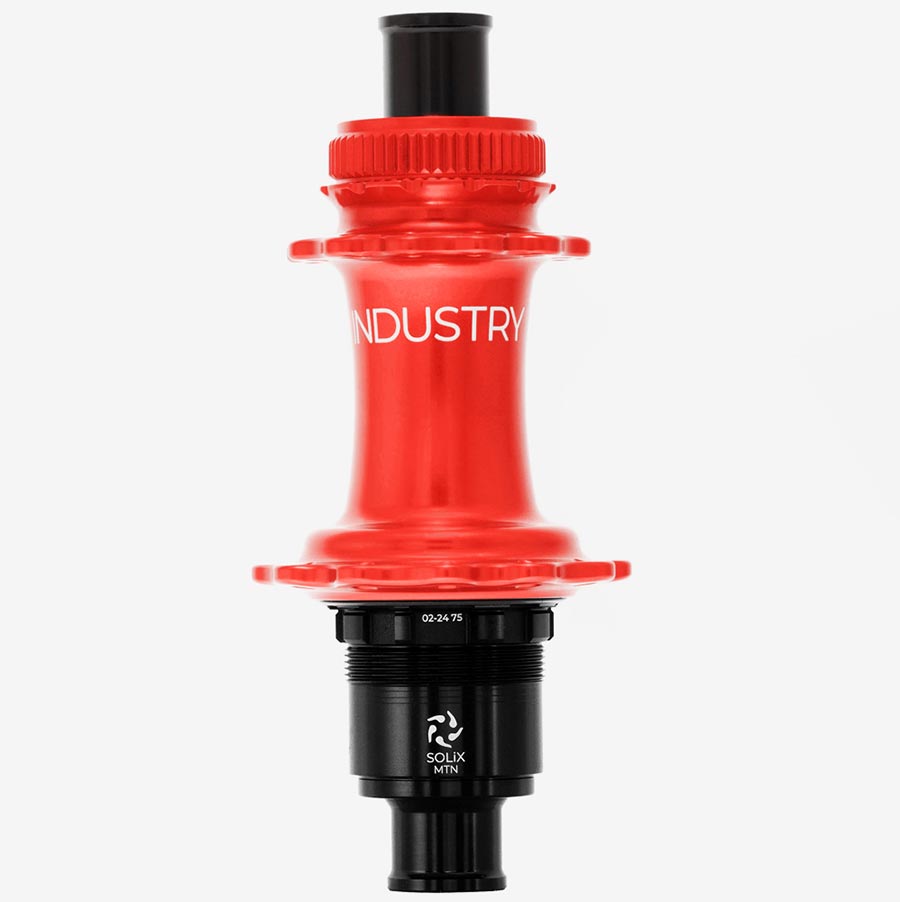 Industry Nine, Solix M Classic Rear XD, Disc Hub, Rear, 28H, 12mm TA, 148mm, SRAM XD, Red