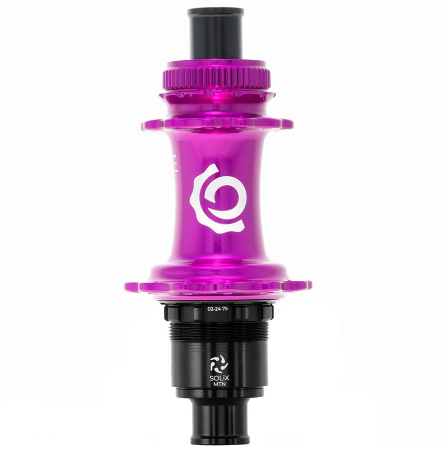 Industry Nine, Solix M Classic Rear XD, Disc Hub, Rear, 28H, 12mm TA, 148mm, SRAM XD, Purple