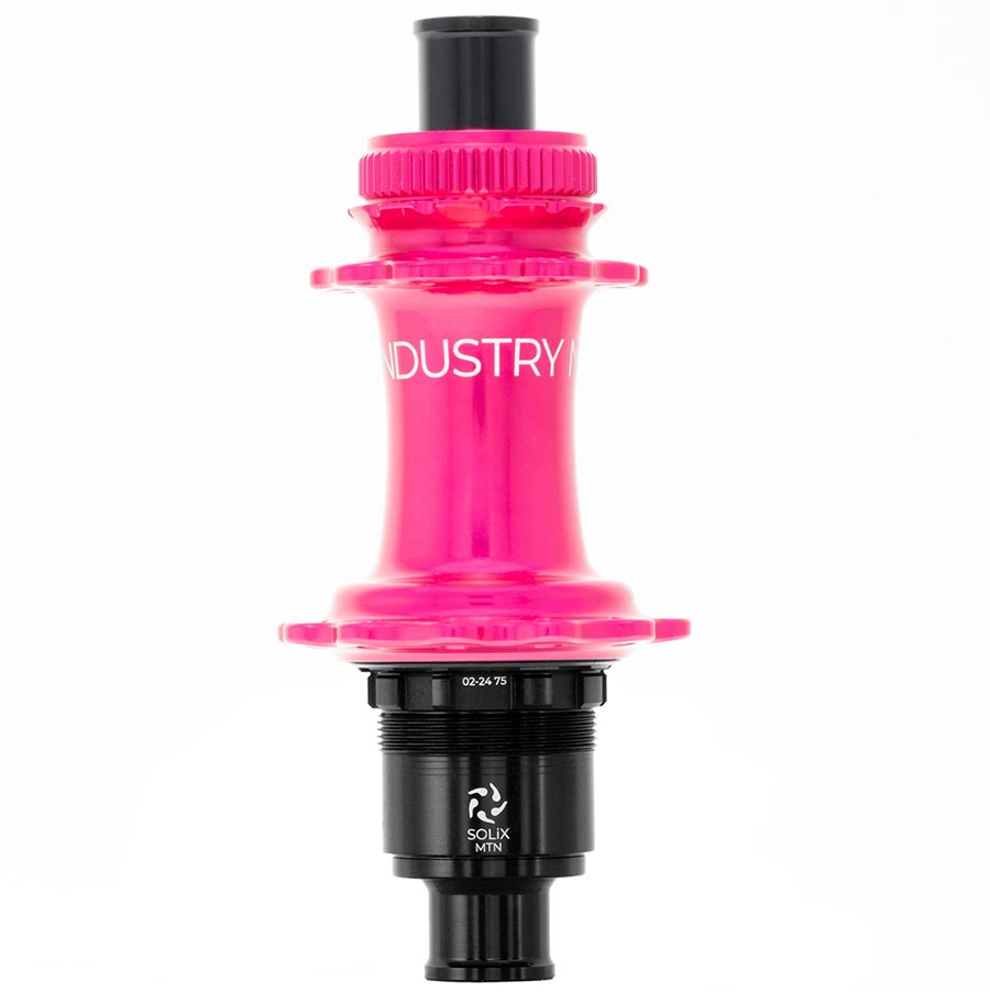 Industry Nine, Solix M Classic Rear XD, Disc Hub, Rear, 28H, 12mm TA, 148mm, SRAM XD, Pink