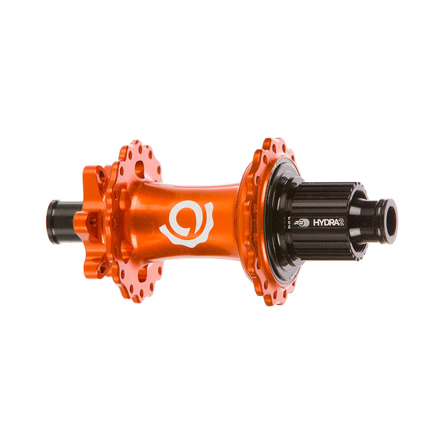 Industry Nine, Hydra 2 Boost MicroSpline, Disc Hub, Rear, 32H, 12mm TA, 148mm, Shimano Micro Spline, Orange