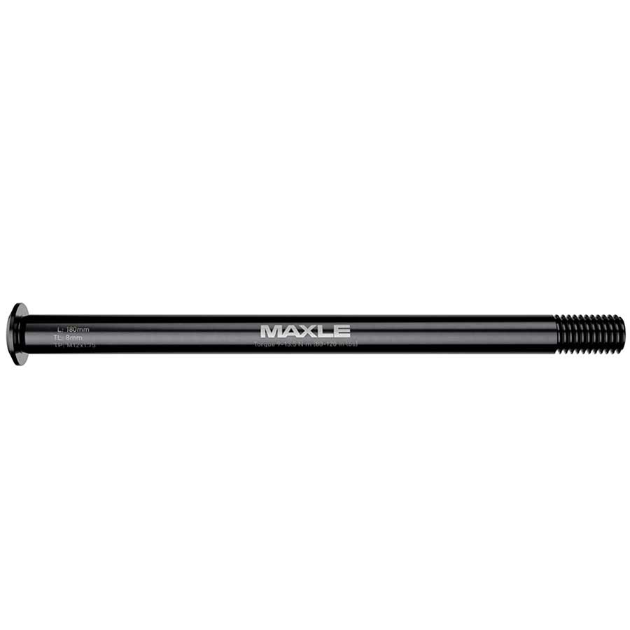 RockShox, MAXLE STEALTH, Thru Axle, Rear, 12x148mm TA, Length: 180mm, Thread Length: 20mm, Thread Pitch: M12x1.75, Boost