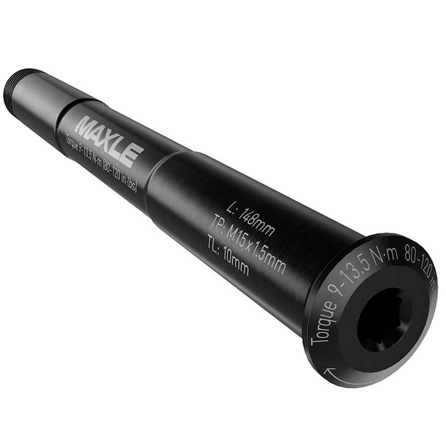 RockShox, MAXLE STEALTH, Thru Axle, Front, 12x100mm TA, Length: 125mm, Thread Length: 12mm, Thread Pitch: M12x1.50, Road Forks