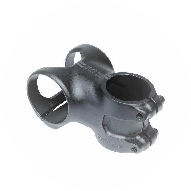 Bike Yoke Barkeeper Stem, 0 rise x 45mm length x 35.0mm clamp, Black